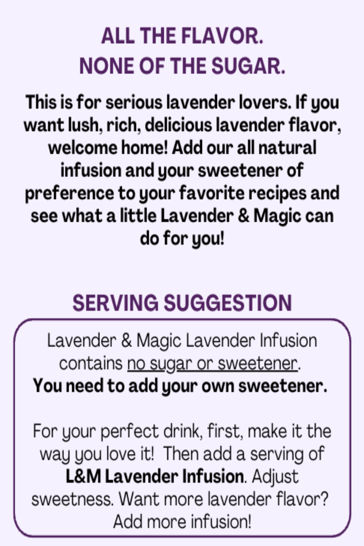 Lavender Infusion